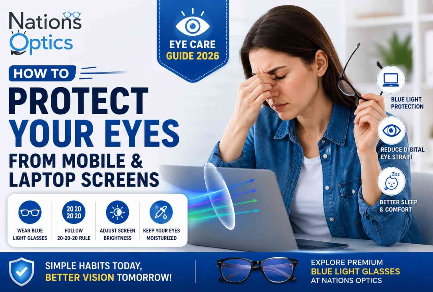 How to Protect Your Eyes from Mobile & Laptop Screens