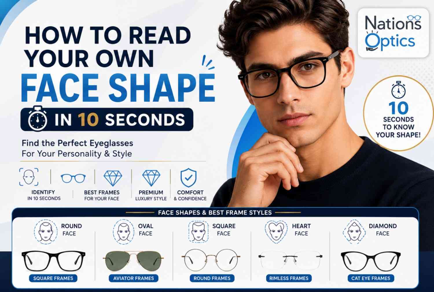 How to Read Your Own Face Shape in 10 Seconds
