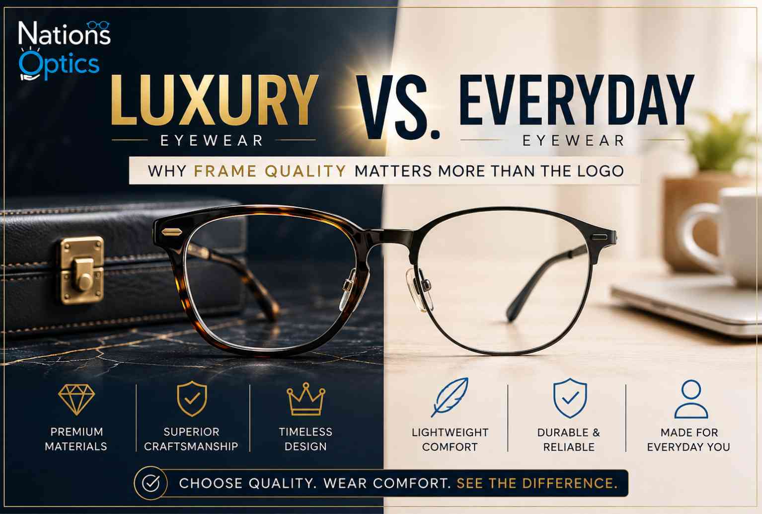 Luxury vs Everyday Eyewear: Why Frame Quality Wins