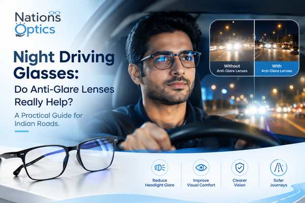 Night Driving Glasses: Do Anti-Glare Lenses Really Help? A Practical Guide for Indian Roads