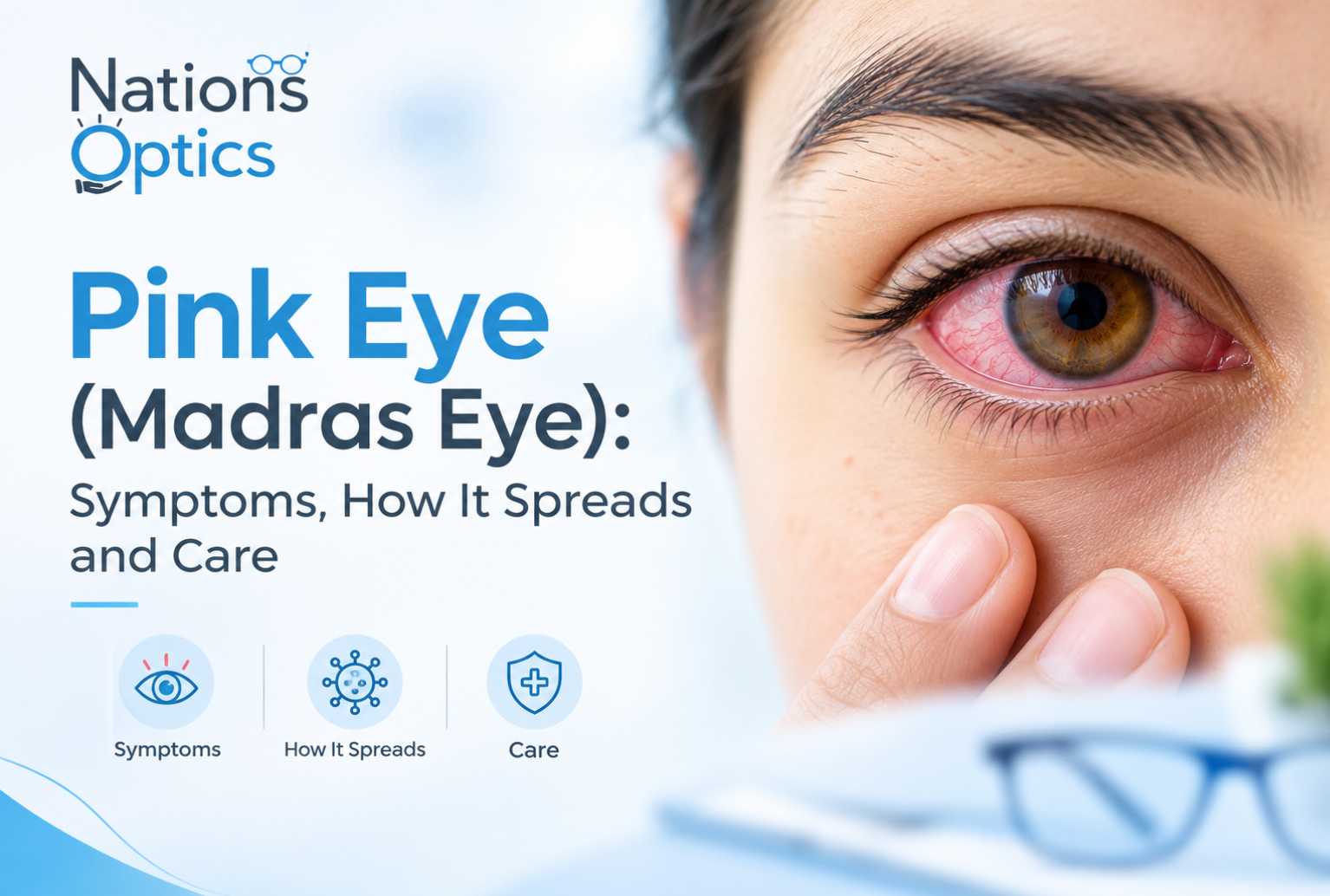Pink Eye (Madras Eye): Symptoms, How It Spreads and Care