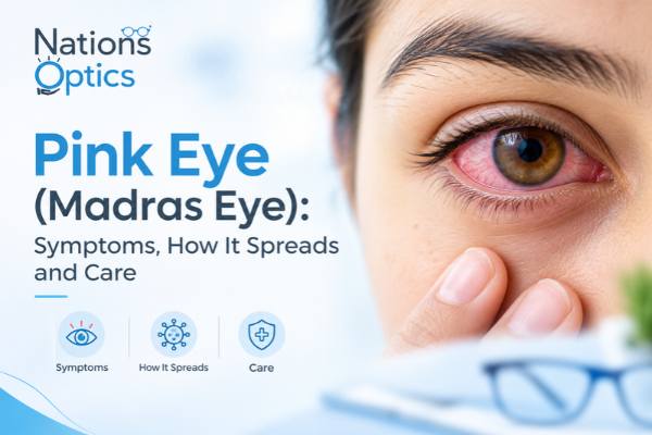 Pink Eye (Madras Eye): Symptoms, How It Spreads and Care