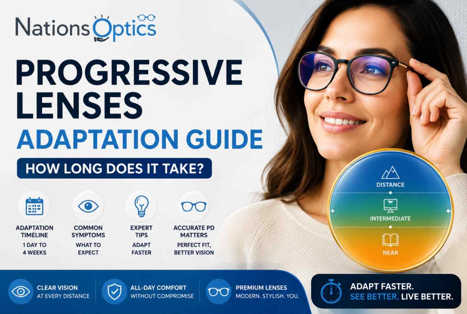 Progressive Lenses Adaptation Guide: How Long Does It Take?