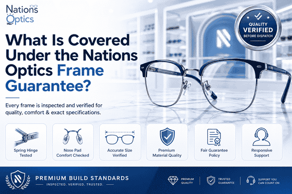 What Is Covered Under the Nations Optics Frame Guarantee? | Premium Eyewear Protection