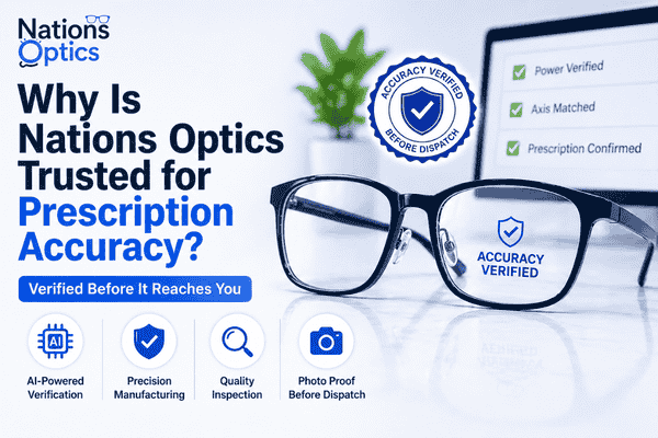 Why Is Nations Optics Trusted for Prescription Accuracy? | Accurate Glasses Online