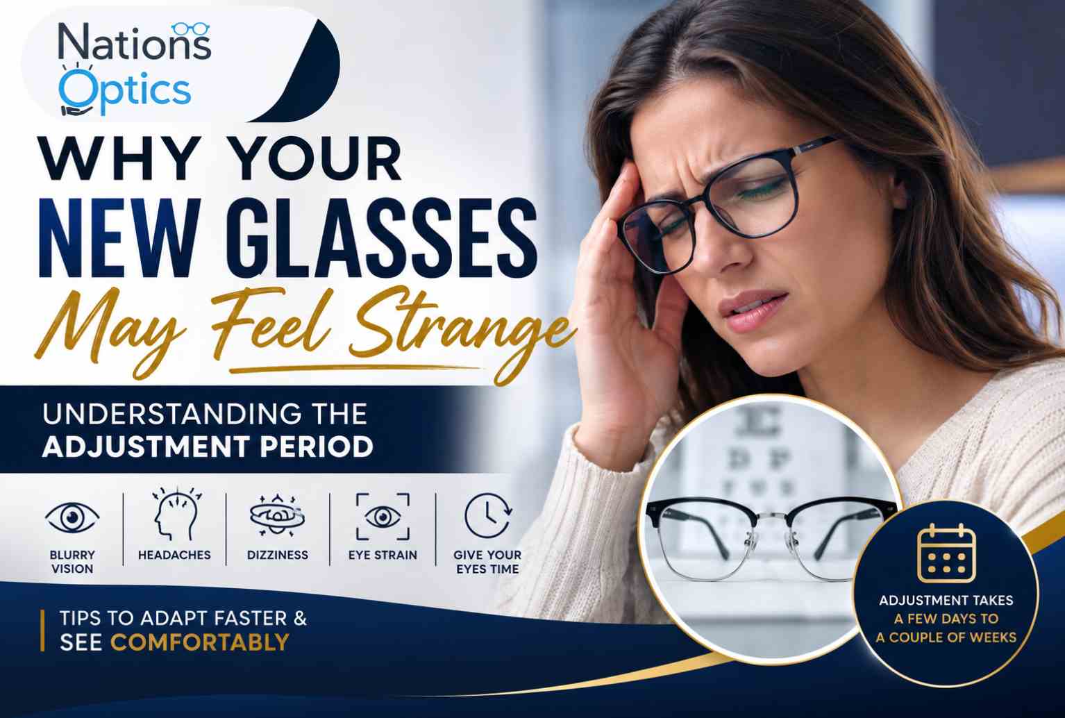 Why New Glasses Feel Strange: The Adjustment Period Explained