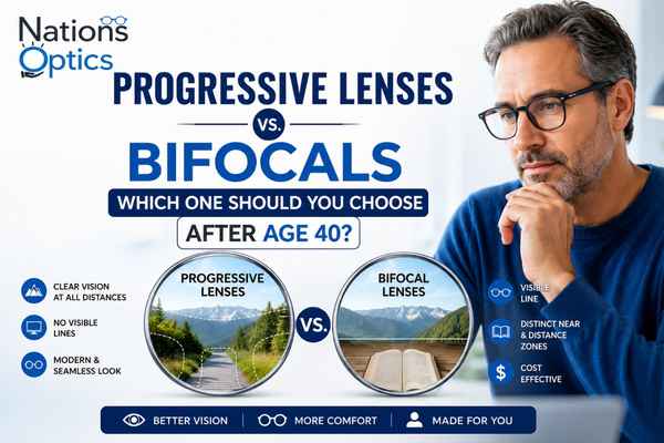 Progressive Lenses vs. Bifocals: Which One Should You Choose After Age 40?