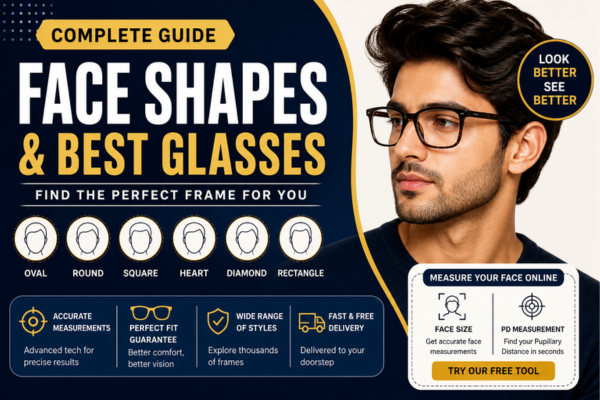 Different Types of Face Shapes & Best Glasses Guide (2026) | Nations Optics