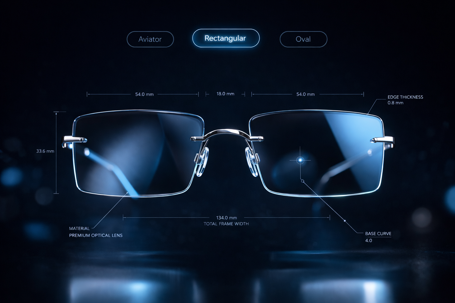 Choose the Perfect Lens Shape for Your Rimless Glasses | LensCollection