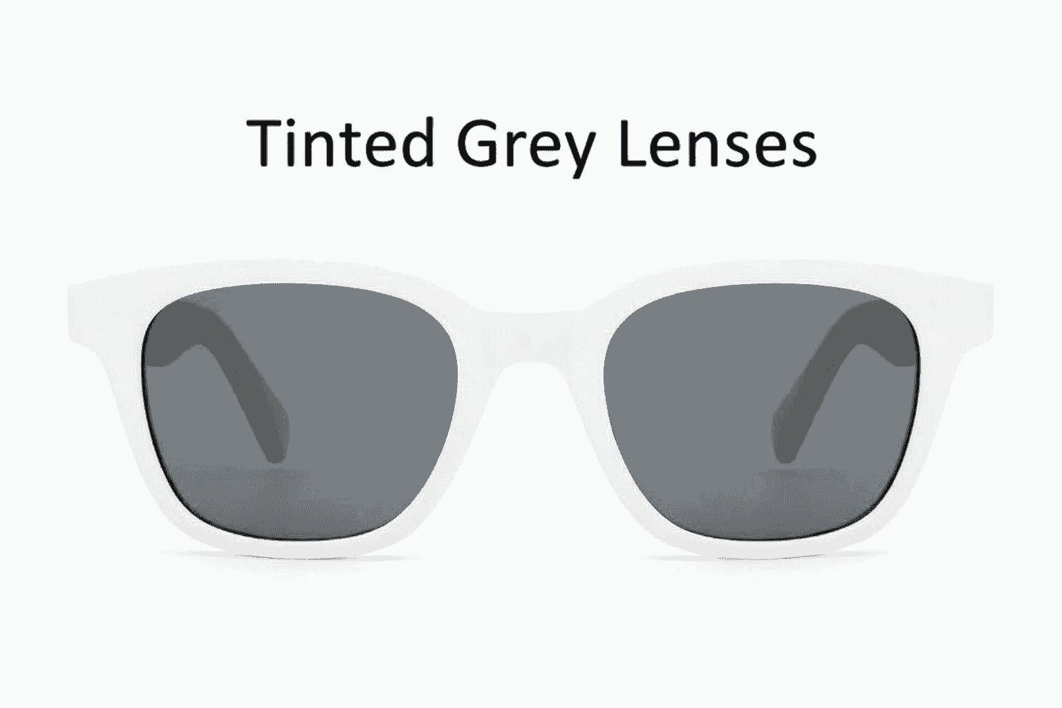 Tinted Grey Lenses: Quality UV Protection & Comfort for Sunlight and Outdoor Use