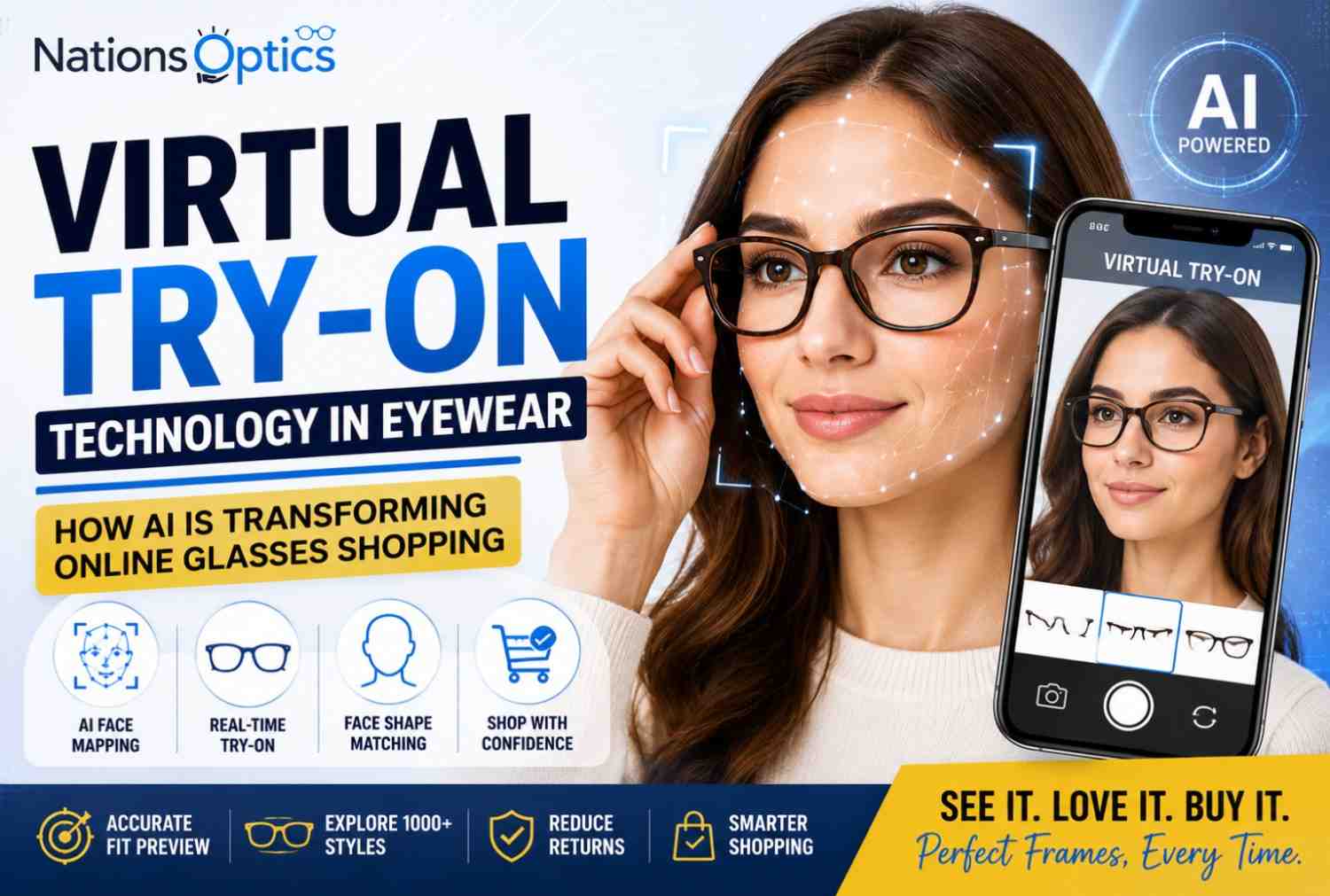 Virtual Try-On Technology in Eyewear | AI-Powered Glasses Shopping
