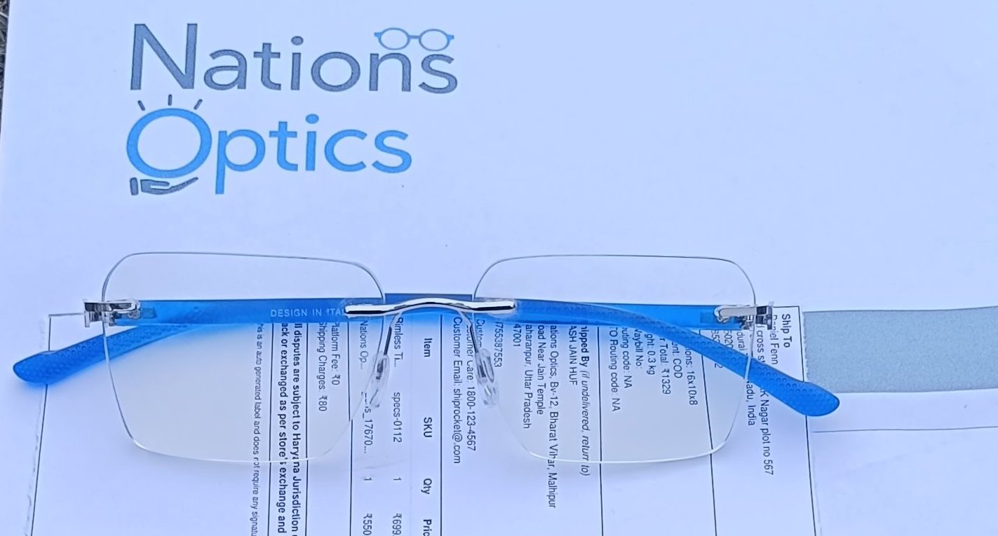 Final Eyewear After Fitting